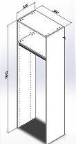 Closet Completo -Pratik Linear com Cabideiro, Gavetas e Sapateiro - Superclose - 3