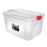 Caixa Organizadora Grande com Tampa Transparente 30 Litros - 1