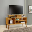 Ver imagem 1 de Rack para Tv de 42 Pés de Madeira Suporte Robusto 110cm:naturale