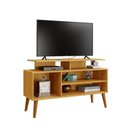 Ver imagem 2 de Rack para Tv de 42 Pés de Madeira Suporte Robusto 110cm:naturale