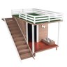 Casinha Casa de Cachorro Madeira com Deck e Varanda Dog House - 4