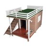 Casinha Casa de Cachorro Madeira com Deck e Varanda Dog House - 1