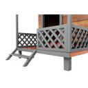 Ver imagem 3 de Casinha Casa de Cachorro Madeira Grande com Varanda Dog House