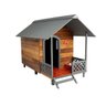 Casinha Casa de Cachorro Madeira Grande com Varanda Dog House - 2