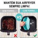 Ver imagem 5 de Kit 2 Forma de Silicone para Airfryer 20 Cm Cores Sortidas Cores Sortidas