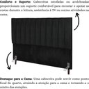 Ver imagem 2 de Cabeceira Cama Box Queen 160cm Carla Suede Preto e Frame