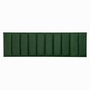 Ver imagem 2 de Cabeceira King Veludo Verde Placa Modulada Estofada Ripada Adesiva