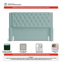 Ver imagem 6 de Cabeceira Atena para Cama Box King Size 195cm Capitonê com Frame Veludo Acqua - Desk Design