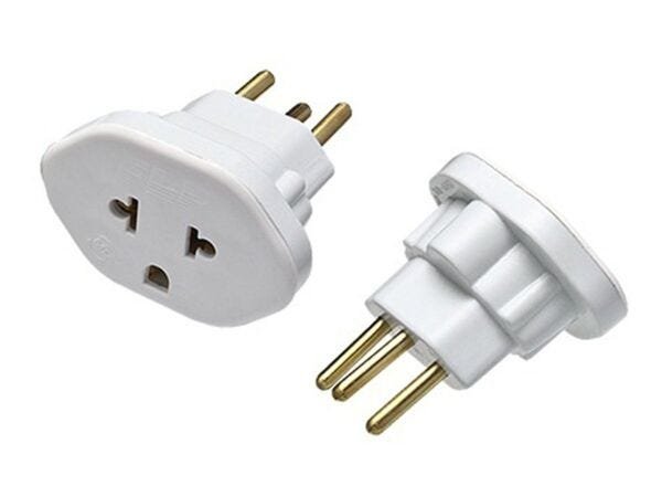 Adaptador de Tomada Benjamin 3P 2p+t 10A 250V Com Inmetro FLP - 10 Unidades - 1