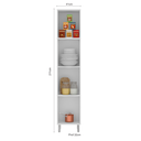 Ver imagem 4 de Paneleiro Simples 2 Portas Evidence