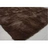 Tapete de Sala Peludo Felpudo 140 x 200cm - Marrom-Escuro - Liso - 1