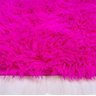 Tapete de Sala Peludo Felpudo 140 x 200cm - Fúcsia - Liso - 5