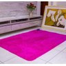 Tapete de Sala Peludo Felpudo 140 x 200cm - Fúcsia - Liso - 6
