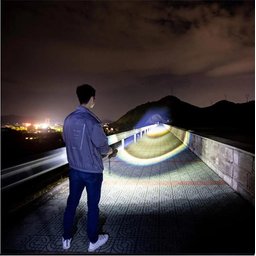 Lanterna Led XHL-P90 Super Potente Em Alumínio Com 2 Baterias Recarregaveis BM-8503 - 6
