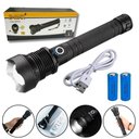 Ver imagem 5 de Lanterna Led XHL-P90 Super Potente Em Alumínio Com 2 Baterias Recarregaveis BM-8503