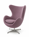 Ver imagem 3 de Poltrona Egg em Tecido Suede Lilás
