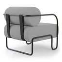 Ver imagem 7 de Kit 02 Poltronas Decorativas Orgânica Living Miska Linho Cinza - Desk Design