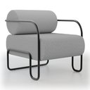 Ver imagem 5 de Kit 02 Poltronas Decorativas Orgânica Living Miska Linho Cinza - Desk Design