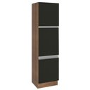 Ver imagem 1 de Paneleiro Madesa Glamy 60 Cm 3 Portas Rustic Preto