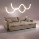 Ver imagem 1 de Sofá Cama Flora 02 Módulos de 120cm Br 15cm Meu Sofá Online