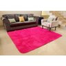 Tapete Peludo Quarto Felpudo 140 x 200cm - Fúcsia - Mesclado - 1