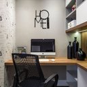 Ver imagem 2 de Quadro Decorativo Aplique Parede Home Office Mdf 6mm Preto