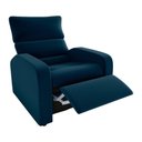 Ver imagem 2 de Poltrona do Papai Reclinável Kwid Veludo Azul Matrix Veludo Azul
