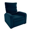 Ver imagem 1 de Poltrona do Papai Reclinável Kwid Veludo Azul Matrix Veludo Azul