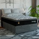 Ver imagem 7 de Cama Box Baú Casal Colchão Comfort Class Pillow Top 138x188 Preto/suede Cinza