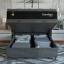 Ver imagem 6 de Cama Box Baú Casal Colchão Comfort Class Pillow Top 138x188 Preto/suede Cinza