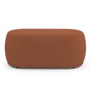 Ver imagem 4 de Puff Decorativo Orgânico Living Molly 02 Lugares Bouclê Terracota - Desk Design