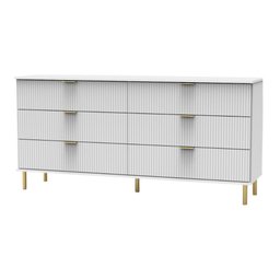 Cômoda Ditália 6 Gavetas Dm-240 Cor:branco - 1