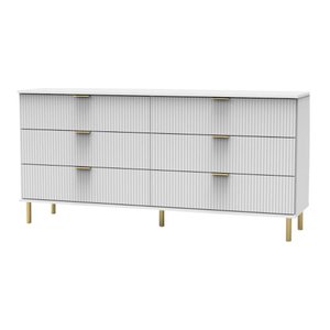 Cômoda Ditália 6 Gavetas Dm-240 Cor:branco