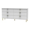 Ver imagem 2 de Cômoda Ditália 6 Gavetas Dm-240 Cor:branco