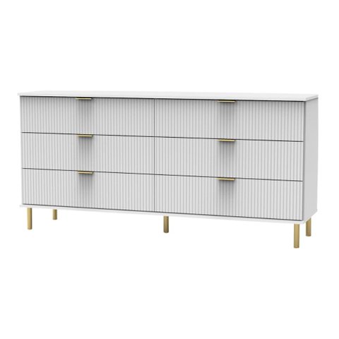 Cômoda Ditália 6 Gavetas Dm-240 Cor:branco