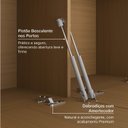 Ver mais imagens de Rack Extensível para TV até 75 Polegadas 300x56cm Aruá CabeCasa MadeiraOriginals Marrom Jatobá