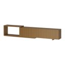 Ver imagem 3 de Rack Extensível para TV até 75 Polegadas 300x56cm Aruá CabeCasa MadeiraOriginals Marrom Jatobá