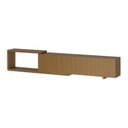 Ver imagem 3 de Rack Extensível para TV até 75 Polegadas 300x56cm Aruá CabeCasa MadeiraOriginals Marrom Jatobá