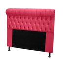 Ver imagem 1 de Cabeceira Tóquio 120 cm Suede Vermelho