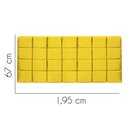 Ver imagem 2 de Painel Estofado Luxo Clara 195cm King Size para Cama Box Suede Amarelo - Gat Magazine