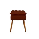 Ver imagem 7 de Kit Luxo 02 Poltronas Amamentação Suede + 1 Puff Pés Palito Cor:terracota
