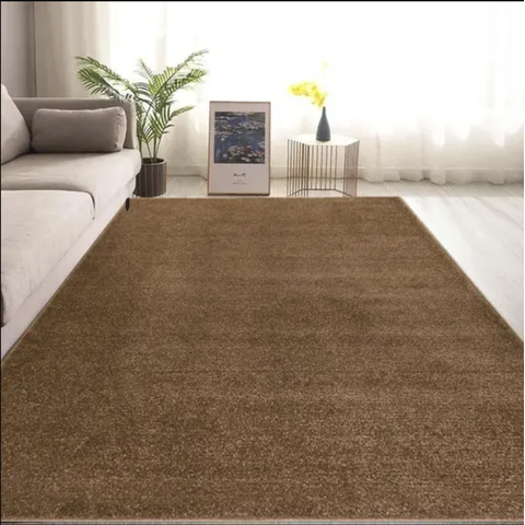 Tapete Sala 200x300 Alto Relevo Realce Liso 79 Caramelo