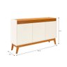 Conjunto Buffet e Rack para Tv 50 Polegadas Ripado 136cm - 3