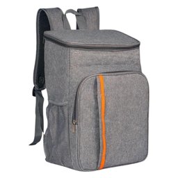 Mochila Térmica Cooler 18l Cinza Impermeável Marmita Viagem - 1