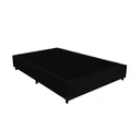 Ver imagem 1 de Base Box Viuvão Suede Preto 128Cm de Largura