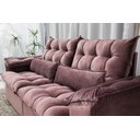 Ver imagem 5 de Sofá Retrátil e Reclinável Ipanema 1,50m em Tecido Veludo C/pillow Nos Braços - Montagem Inclusa:ros