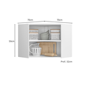 Ver imagem 5 de Armário Aéreo Canto Oblíquo 2 Portas Evidence 