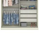 Ver imagem 4 de Guarda Roupa Modulado Predileto 2 Portas de Correr Areia/jequitibá - Móveis Henn