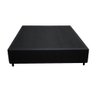 Base Box Casal Sintético Preta - 39x138x188 - 3