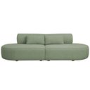 Ver imagem 5 de Sofá Orgânico Horizonte 4 Lugares 230cm Bouclé Verde Claro - Nexta Casa